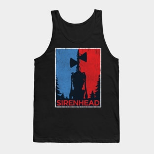 Scary Siren Head creature vintage meme character gifts Tank Top